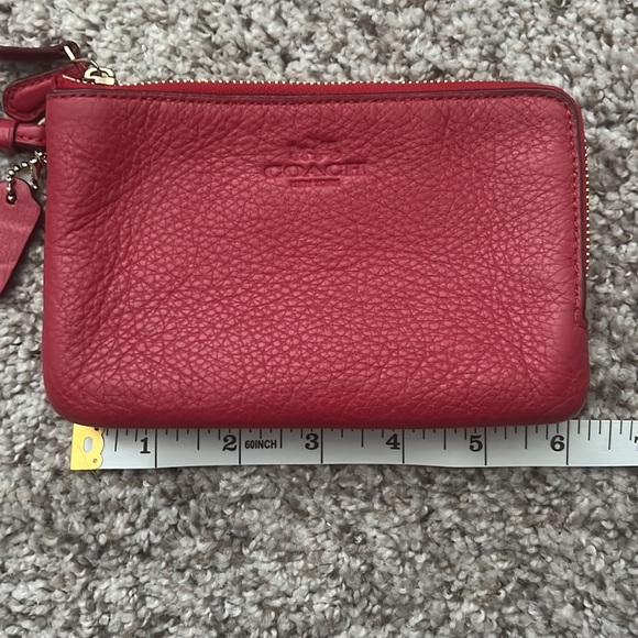 Coach Red Wristlet - Picture 14 of 16